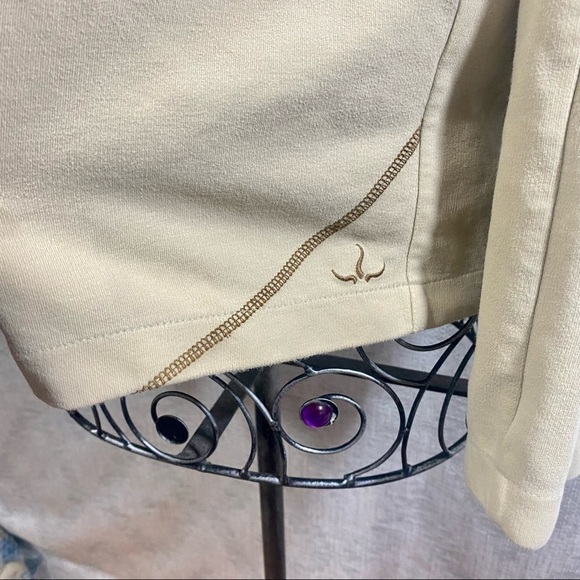 Men's Prana tan pullover crewneck sweater size L - Picture 5 of 7